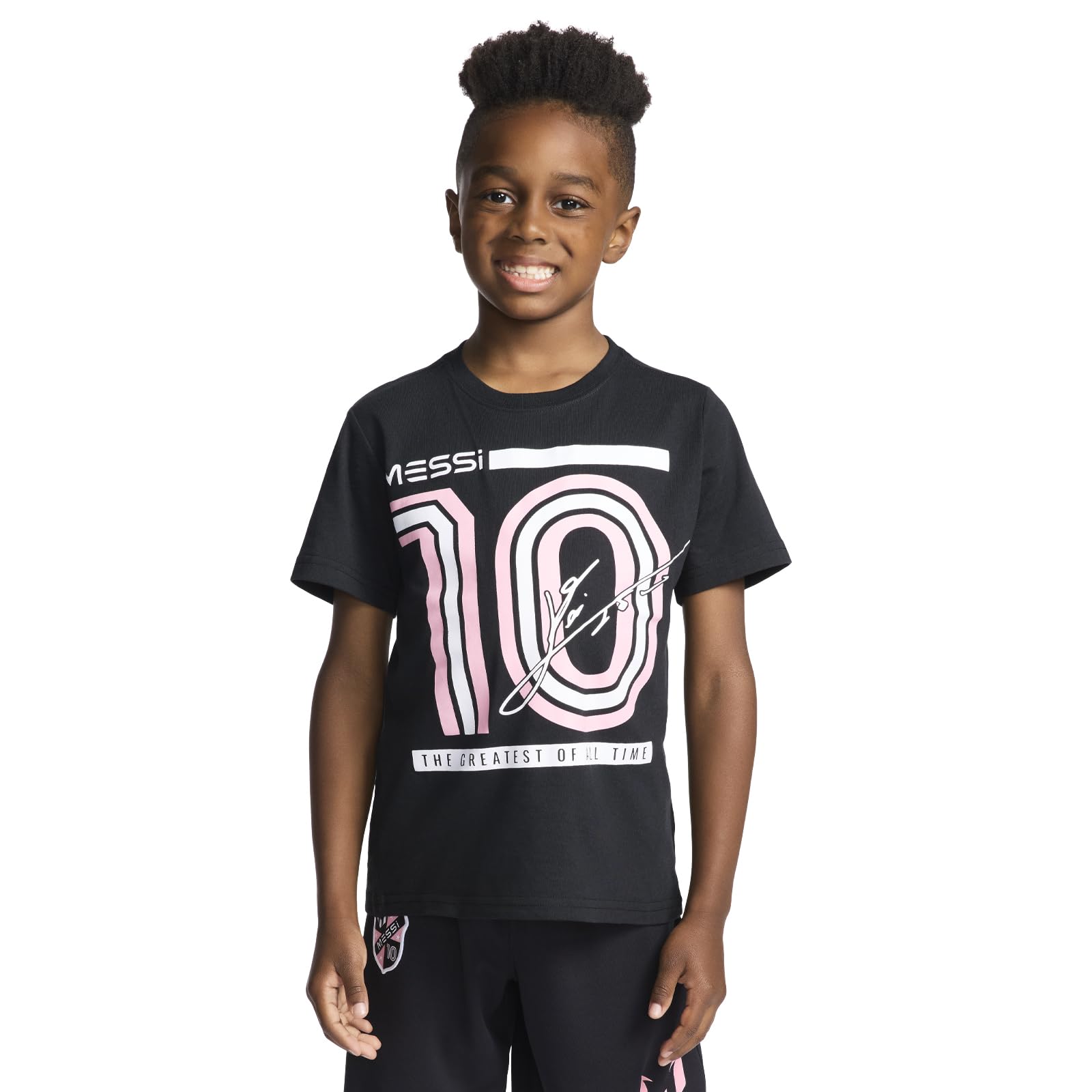 Boys' Lifestyle Short Sleeve T-Shirt, Slim-fit Graphic Tee, Cotton Blend Fabric